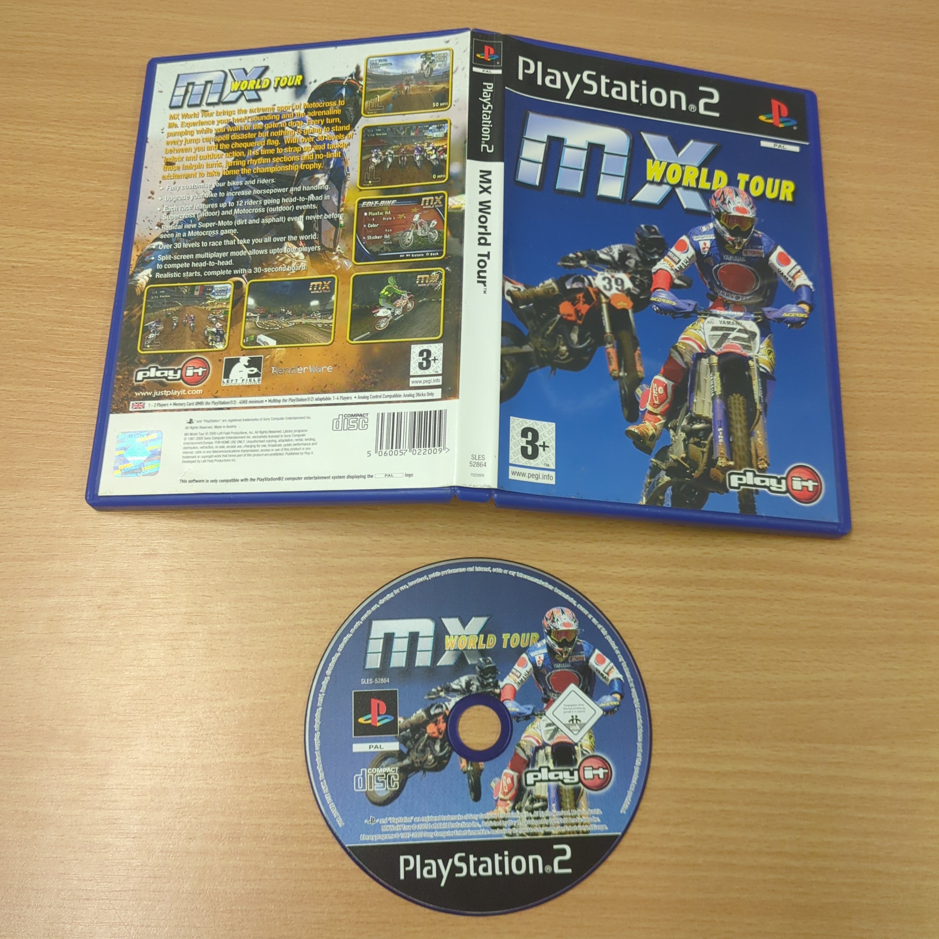 MX World Tour Sony PS2 game MX World Tour Sony PS2 game